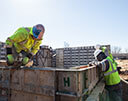 Hamill Concrete Laborers Working Poured Concrete Walls
